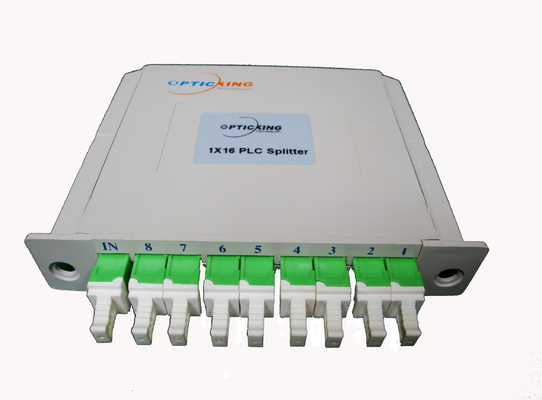 1260-1650nm FTTH ফাইবার অপটিক PLC স্প্লিটার 1x4 1x8 1x16 1x32 1x64